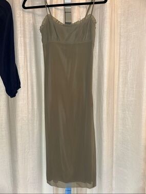 Wilfred Sister Dress in Butter Sage